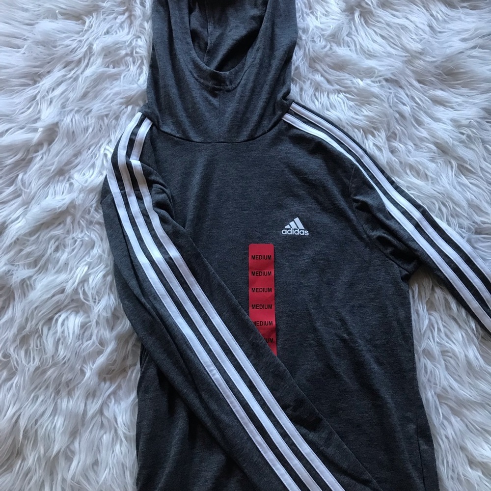 Medium grey adidas hoodie